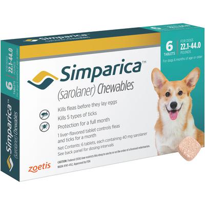 Simparica Chewable Tablets (Flea/Tick)