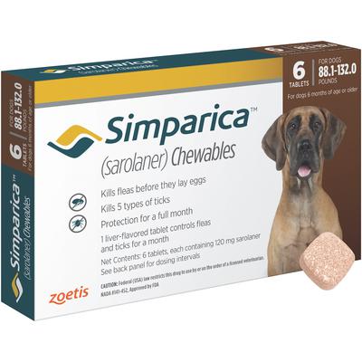 Simparica Chewable Tablets (Flea/Tick)